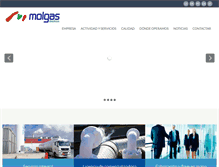 Tablet Screenshot of molgas.es